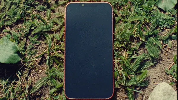 A finger touches a phone and it changes into something else